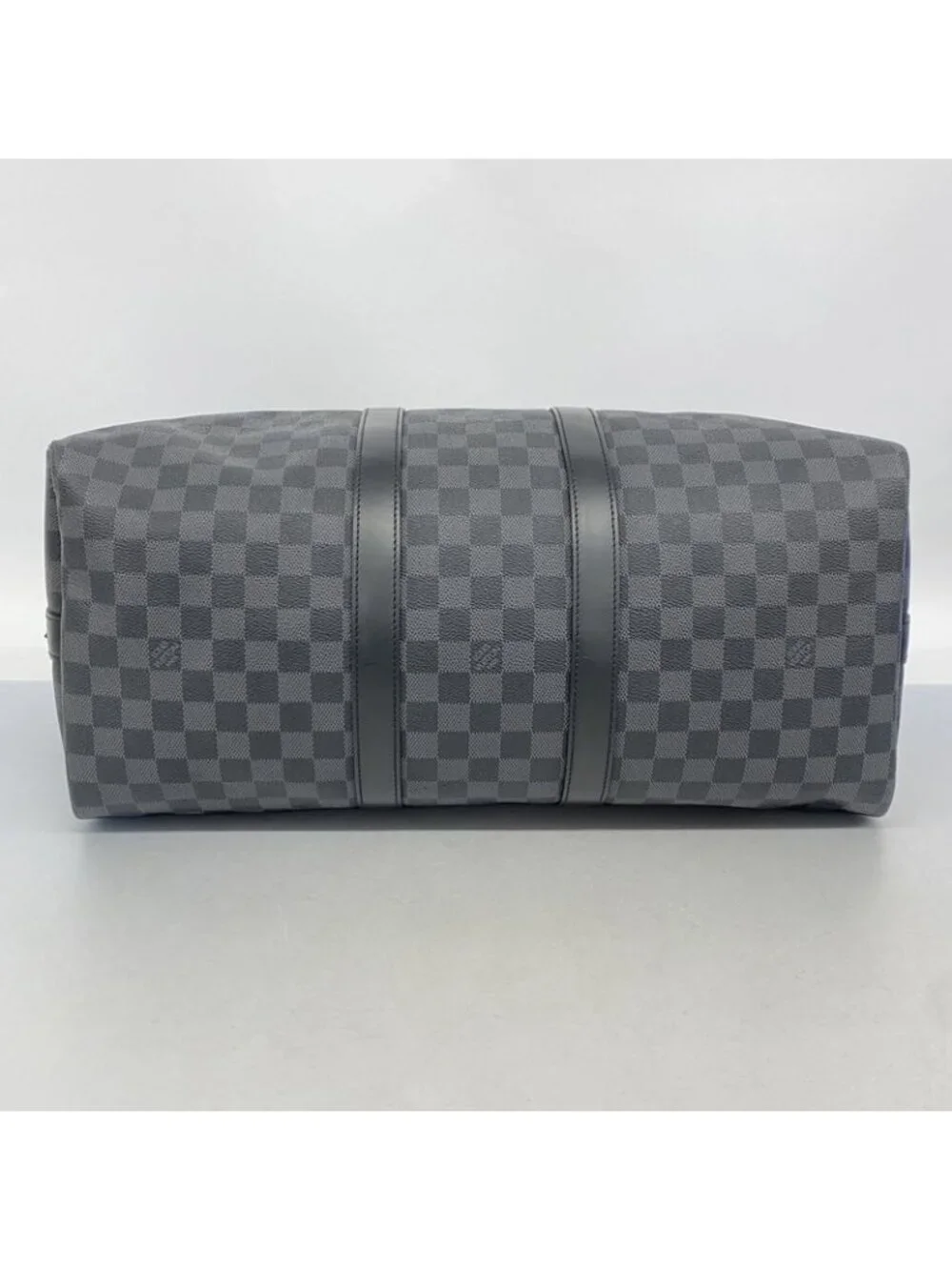 ★SOLD★ Louis Vuitton Boston Bag Damier Graphite Keepall Bandouliere 45 Black - Picture 3 of 10